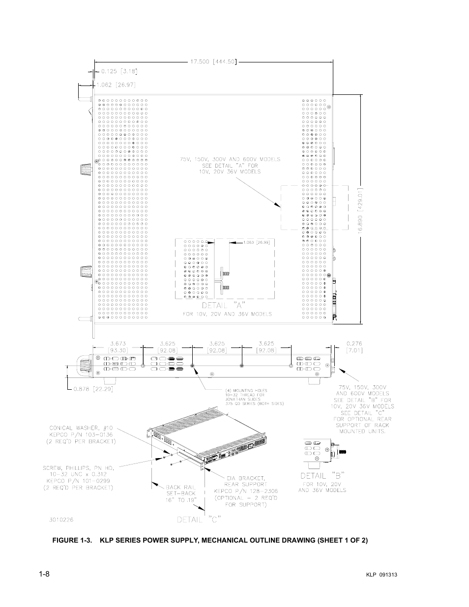 KEPCO KLP Series User Manual, Rev 4 User Manual | Page 20 / 94