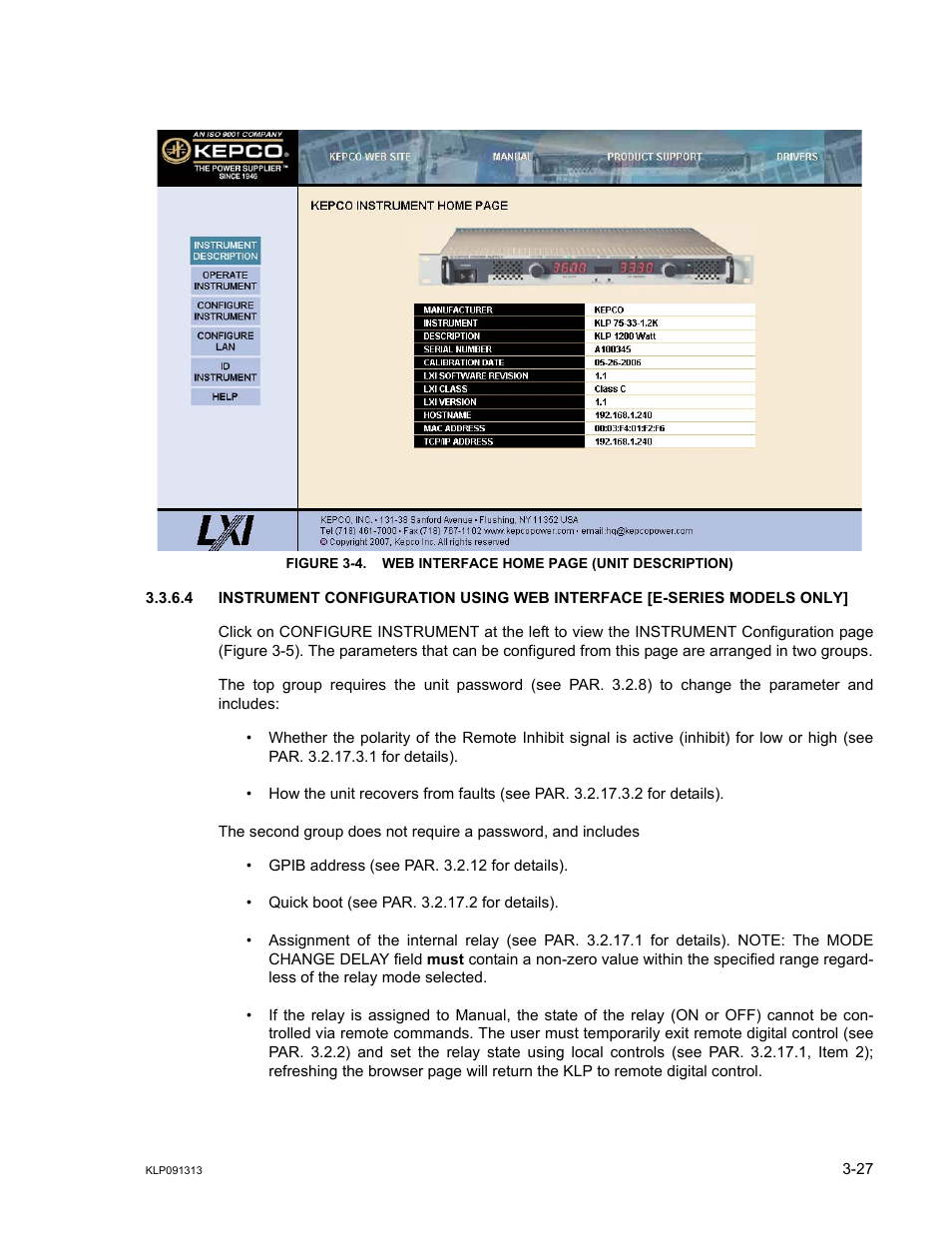 4). refer | KEPCO KLP Series User Manual, Rev 4 User Manual | Page 69 / 94