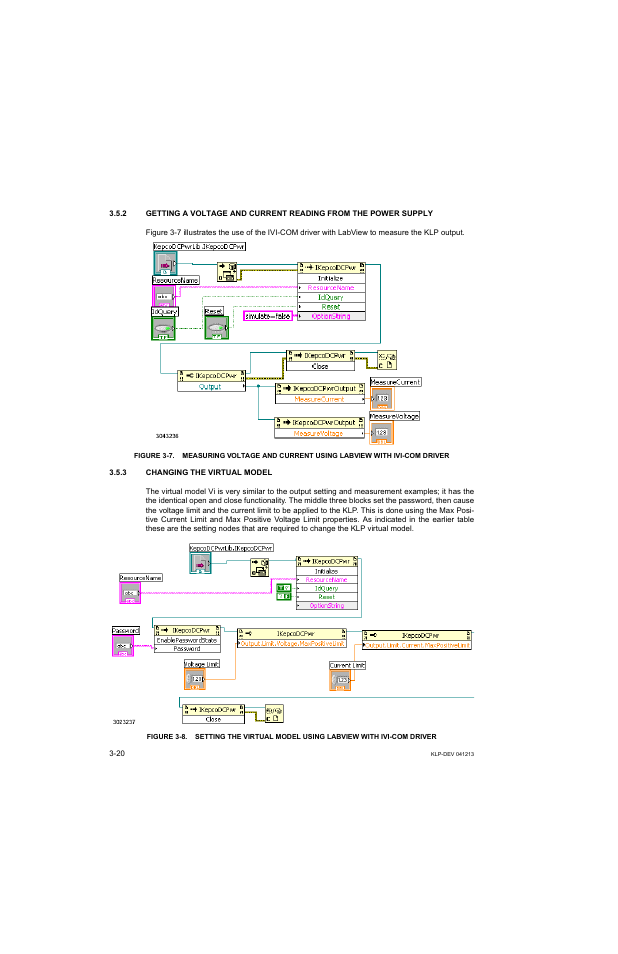 3 changing the virtual model, Changing the virtual model -20 | KEPCO KLP Series Developers Guide, Rev 3 User Manual | Page 42 / 132