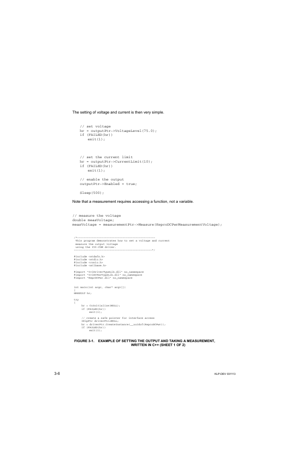 KEPCO KLP Series Developer's Guide, Rev 1 User Manual | Page 28 / 132