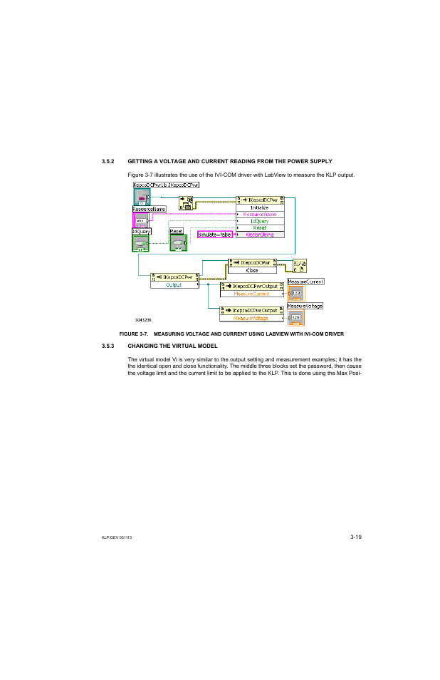 3 changing the virtual model, Changing the virtual model -19 | KEPCO KLP Series Developer's Guide, Rev 1 User Manual | Page 41 / 132