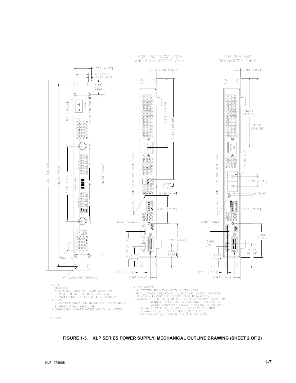 KEPCO KLP Series (older -1200 models) Operator Manual User Manual | Page 21 / 110