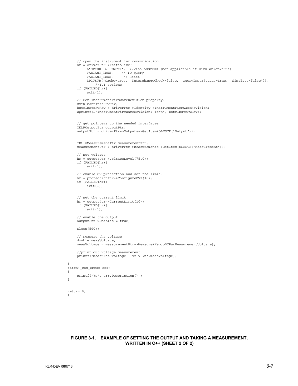KEPCO KLR Series Developers Guide User Manual | Page 29 / 128