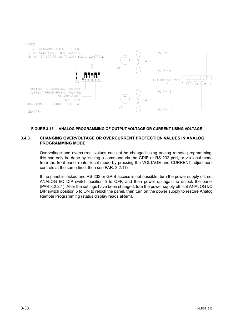 Ar 3.4.3), Ar. 3.4.3), Re 3-15 | KEPCO KLR Series User Manual User Manual | Page 78 / 92