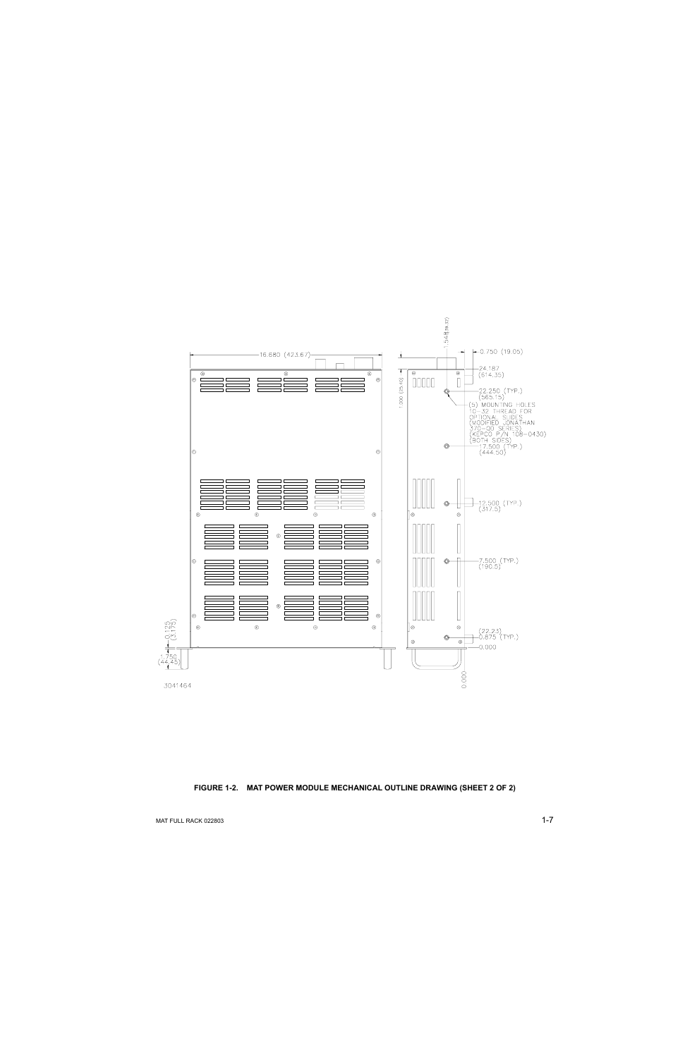 KEPCO MAT Full Rack MAT 6V, 15V, 25V AND 36V MODELS User Manual | Page 15 / 46