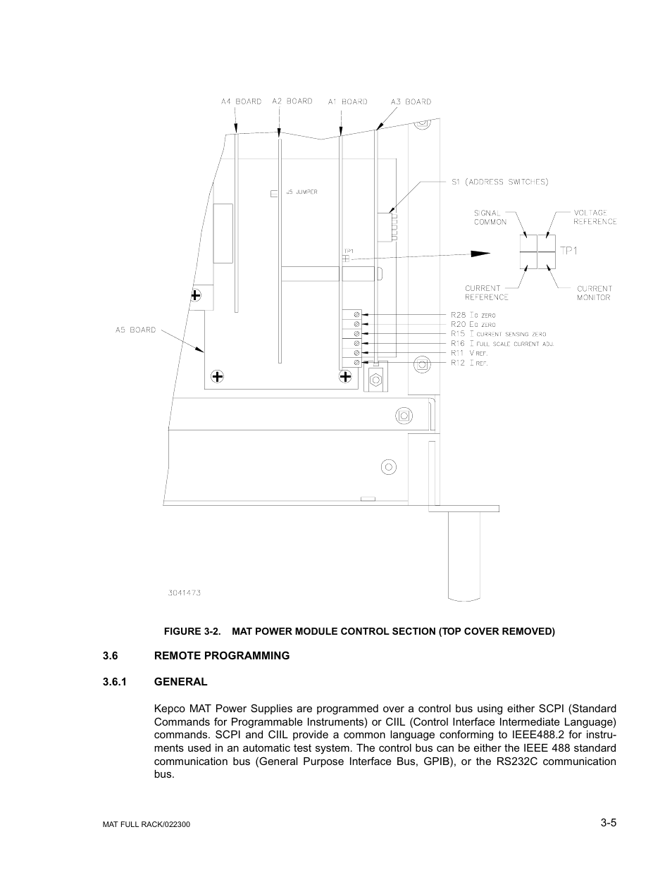 6 remote programming, 1 general | KEPCO MAT Full Rack MAT 6V, 15V, 25V AND 36V MODELS User Manual | Page 34 / 46
