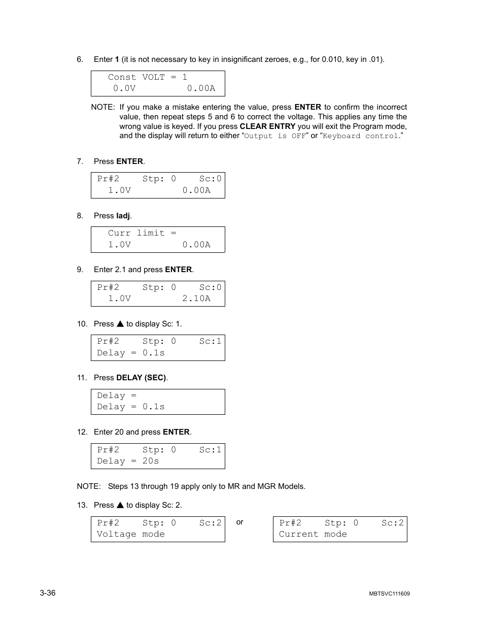 KEPCO MBT Series User Manual | Page 74 / 152