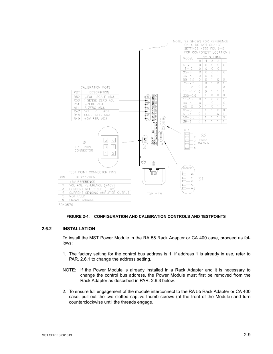 2 installation, Installation -9, R. 2.6.2) | KEPCO MST Series User Manual | Page 27 / 44