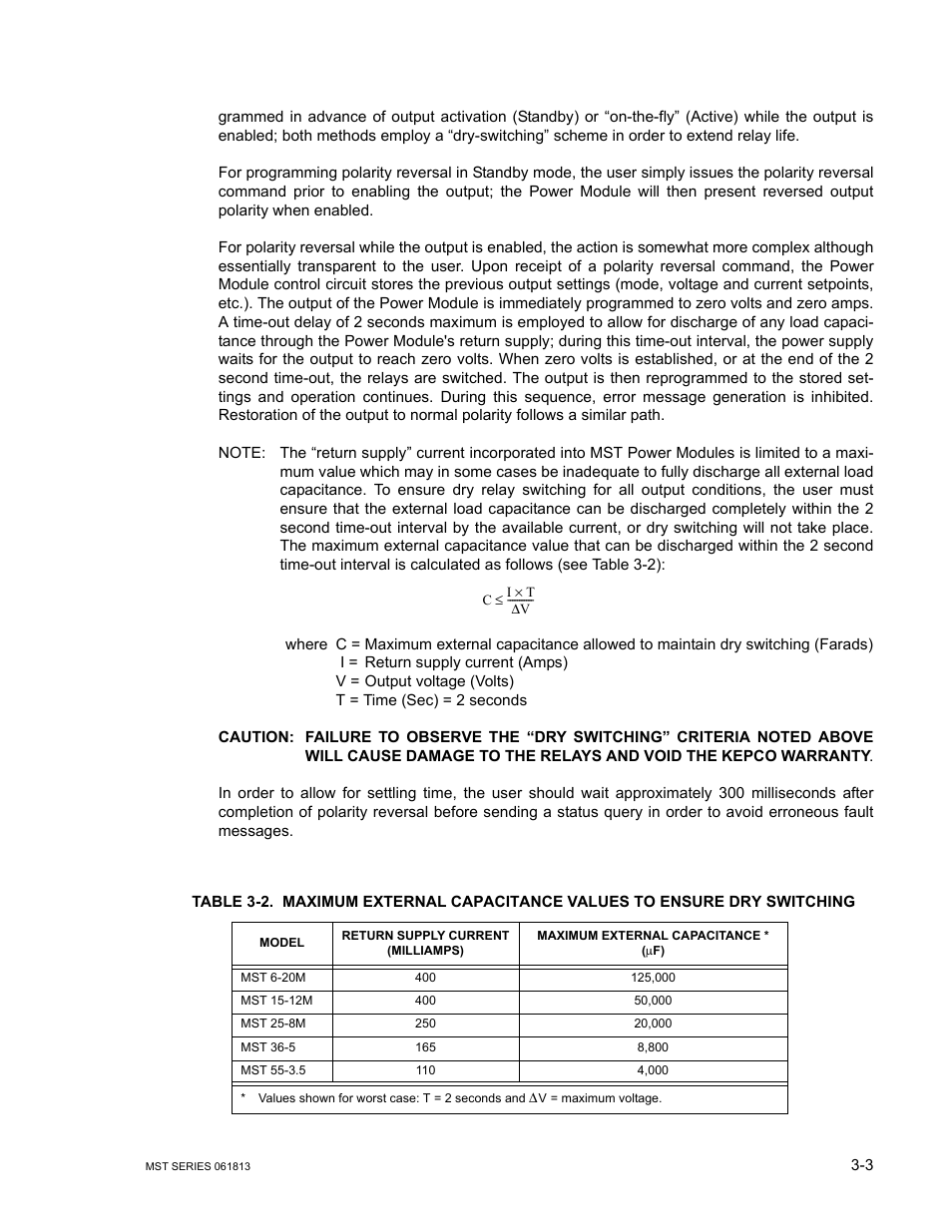 KEPCO MST Series User Manual | Page 35 / 44