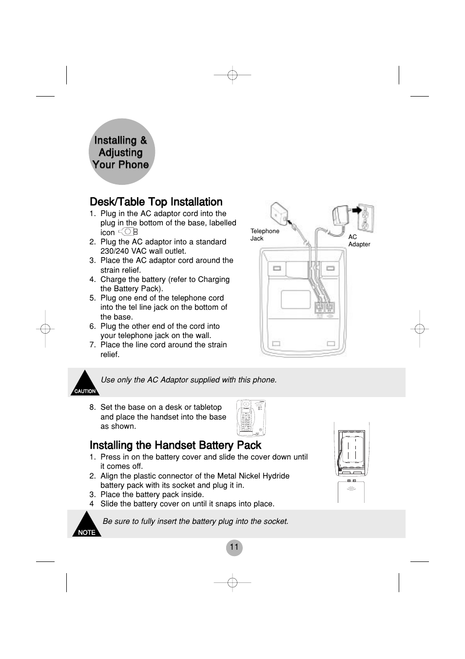 Daewoo DECT 1900 User Manual | Page 10 / 13