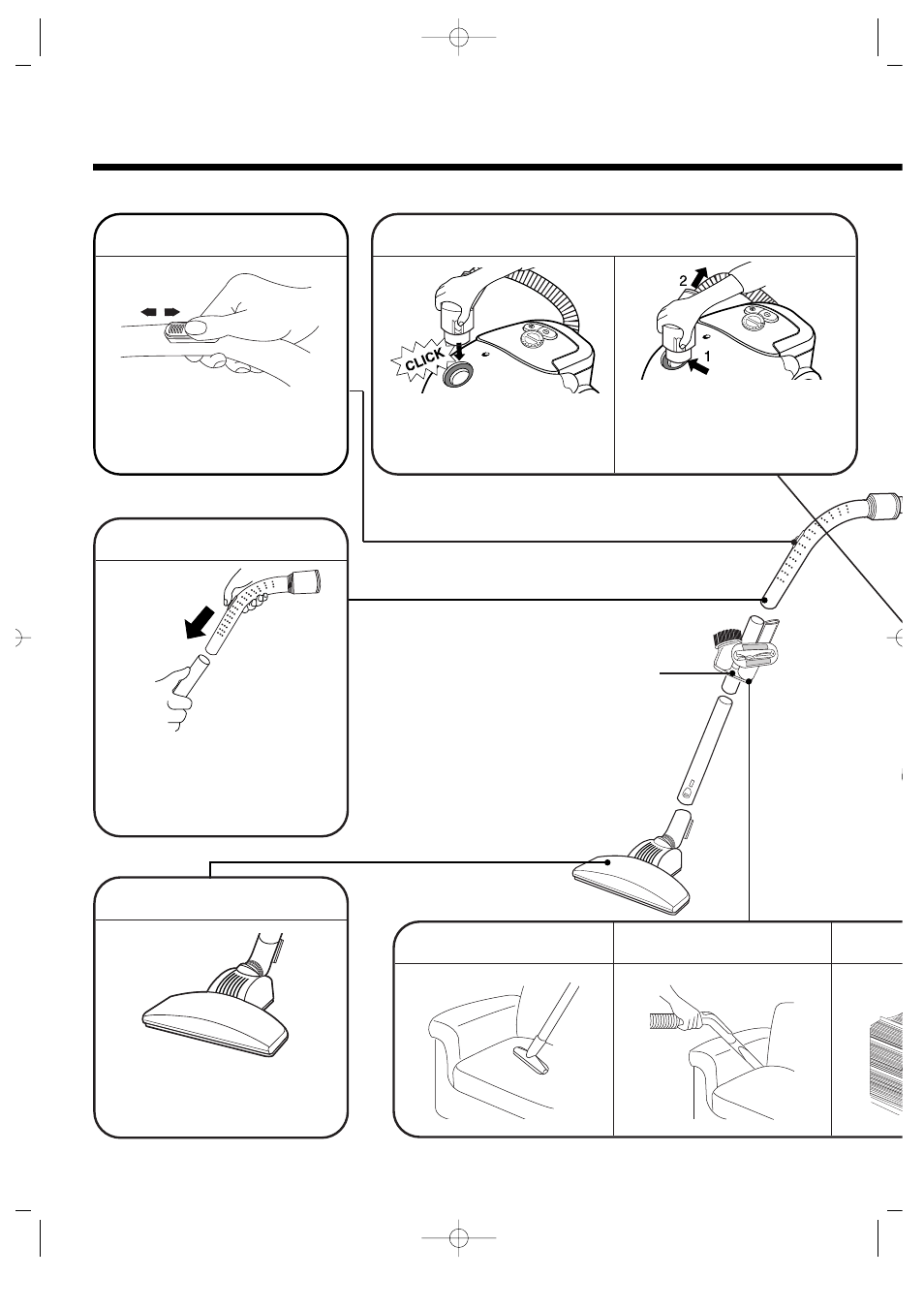Description and operation, Suction power control, Pipe connection | Daewoo RC-350 User Manual | Page 2 / 6
