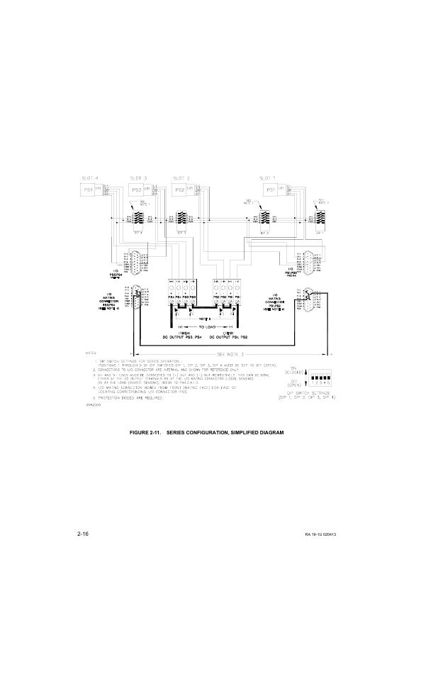 11 series configuration, simplified diagram -16, Re 2-11 | KEPCO RA 19-1U Operator Manual User Manual | Page 32 / 44