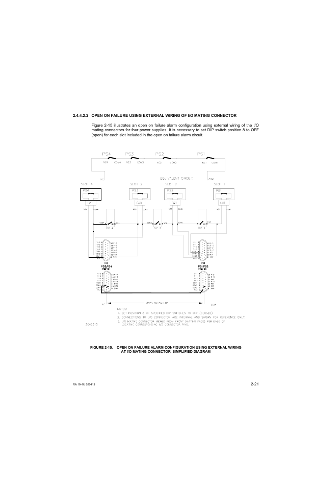 At i/o mating connector, simplified diagram -21 | KEPCO RA 19-1U Operator Manual User Manual | Page 37 / 44