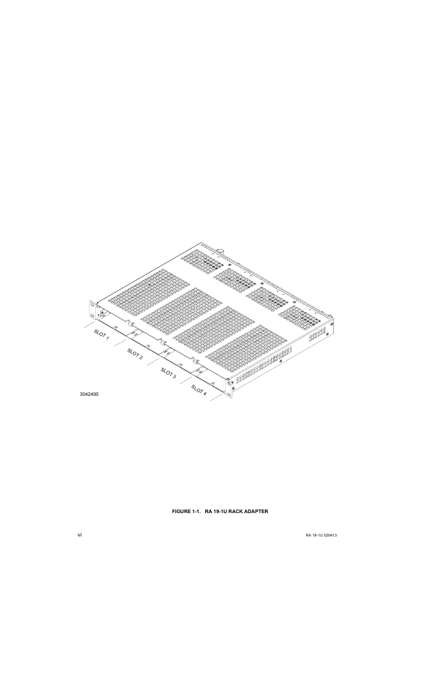 Figure 1-1. ra 19-1u rack adapter | KEPCO RA 19-1U Operator Manual User Manual | Page 8 / 44