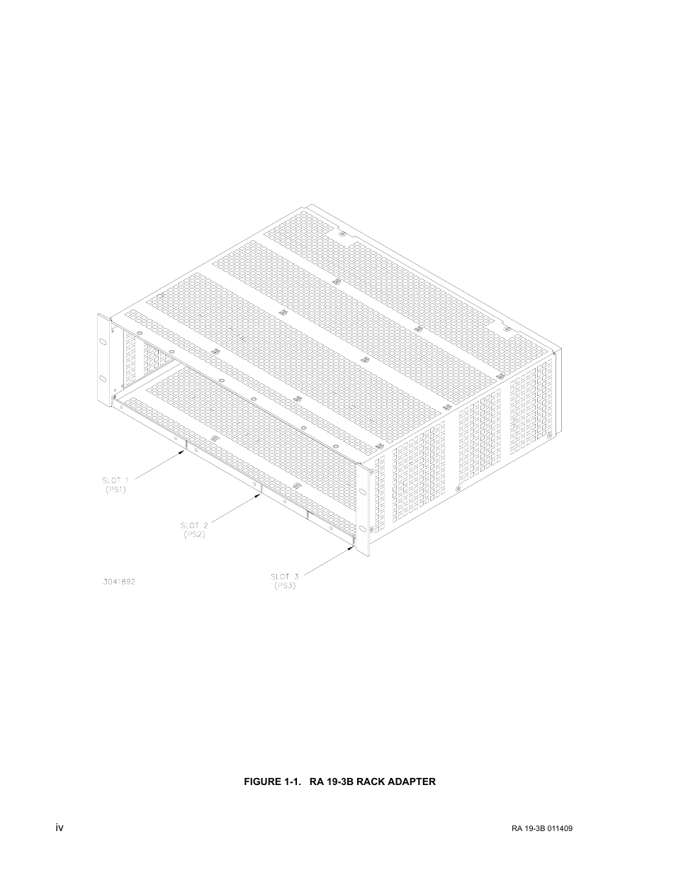Figure 1-1. ra 19-3b rack adapter | KEPCO RA 19-3B User Manual | Page 10 / 42