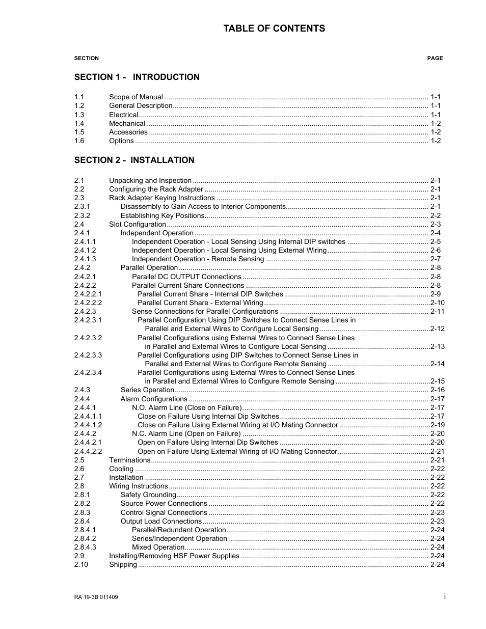 KEPCO RA 19-3B User Manual | Page 7 / 42