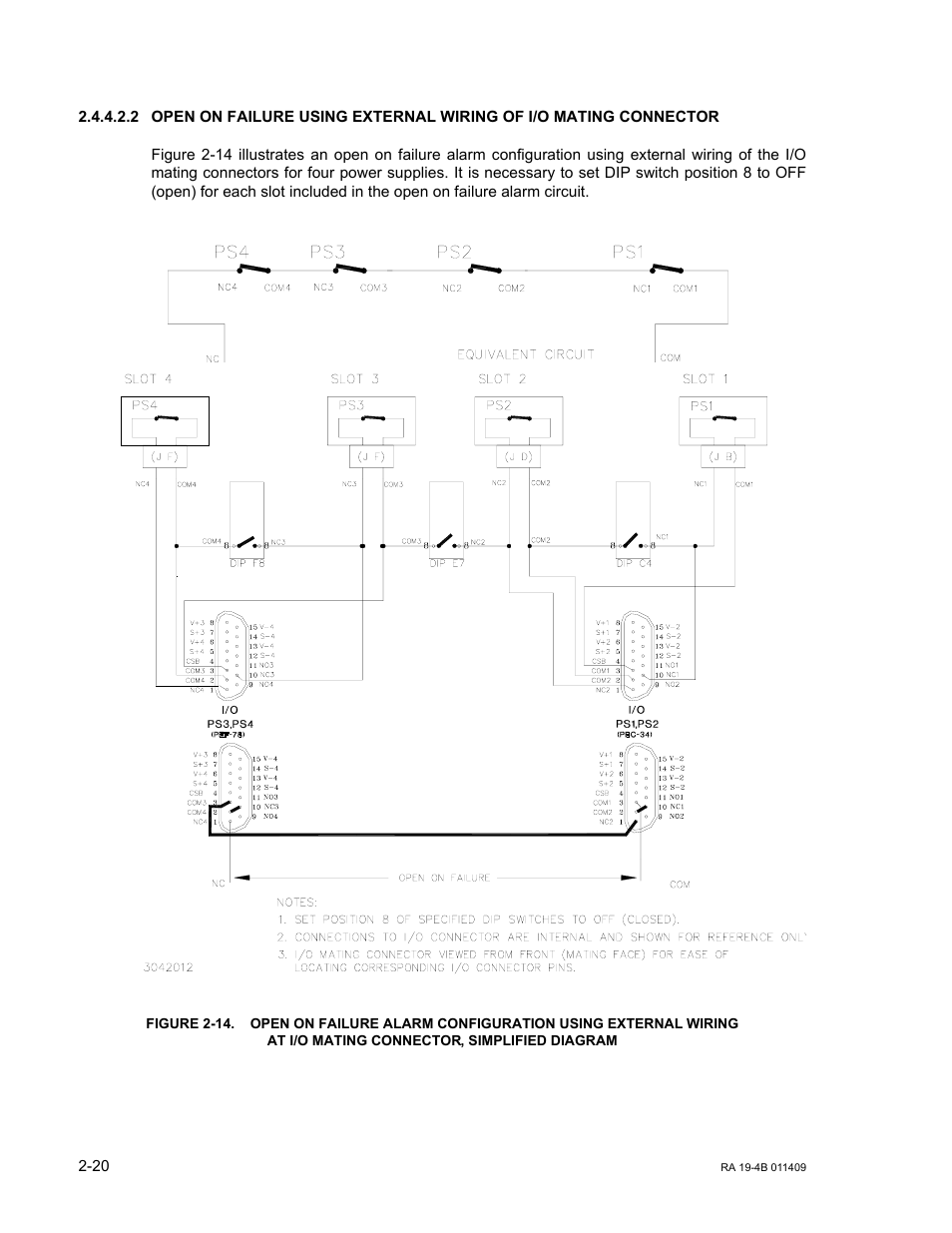 At i/o mating connector, simplified diagram -20 | KEPCO RA 19-4B User Manual | Page 30 / 36