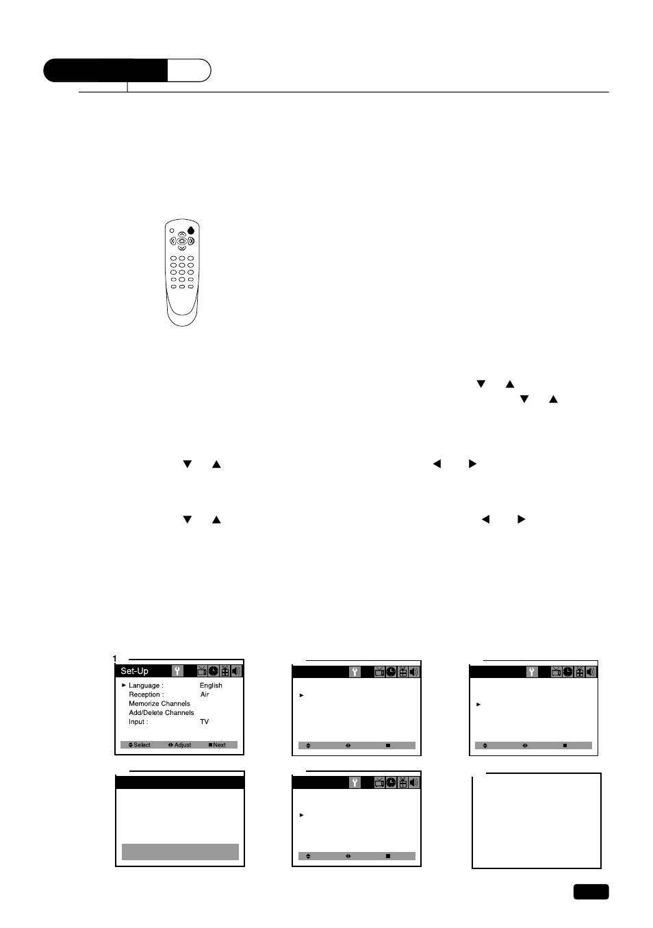 Operating your tv, Turning your tv on | Daewoo DTQ 25S5FC User Manual | Page 14 / 35