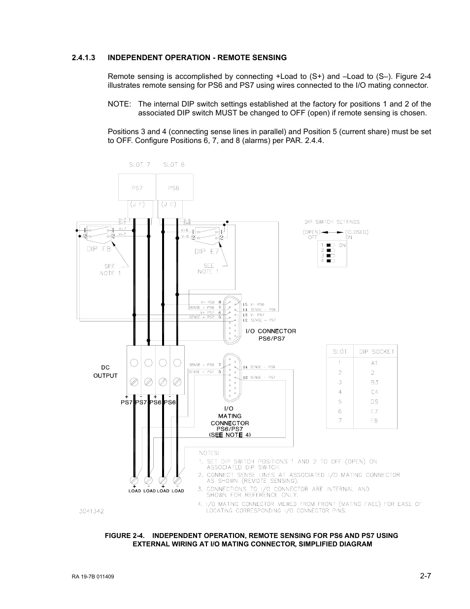 3 independent operation - remote sensing, Independent operation - remote sensing -7 | KEPCO RA 19-7B Operator Manual User Manual | Page 19 / 40