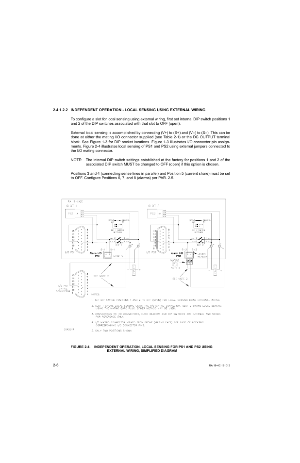 External wiring, simplified diagram -6 | KEPCO RA 19-4C Operator Manual User Manual | Page 24 / 56