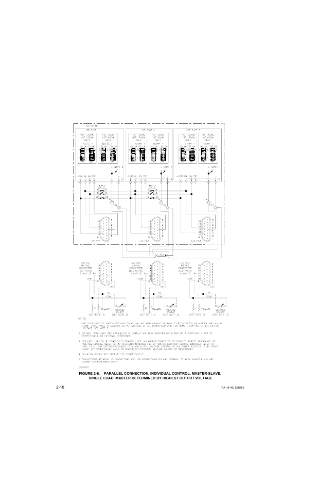 Refer to figure 2-6 for connecti, E 2-6 | KEPCO RA 19-4C Operator Manual User Manual | Page 28 / 56