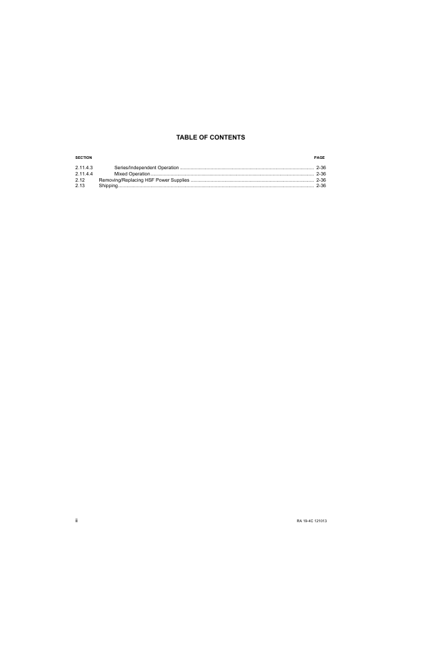 KEPCO RA 19-4C Operator Manual User Manual | Page 4 / 56