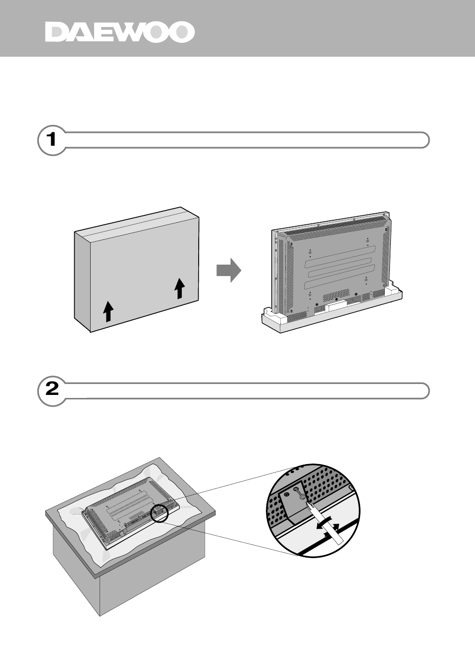 Assembling instructions | Daewoo DP-ST20 User Manual | Page 4 / 6