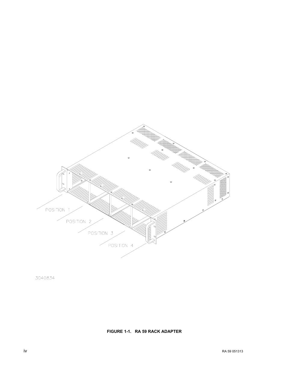 Figure 1-1. ra 59 rack adapter | KEPCO RA 59 User Manual | Page 6 / 18