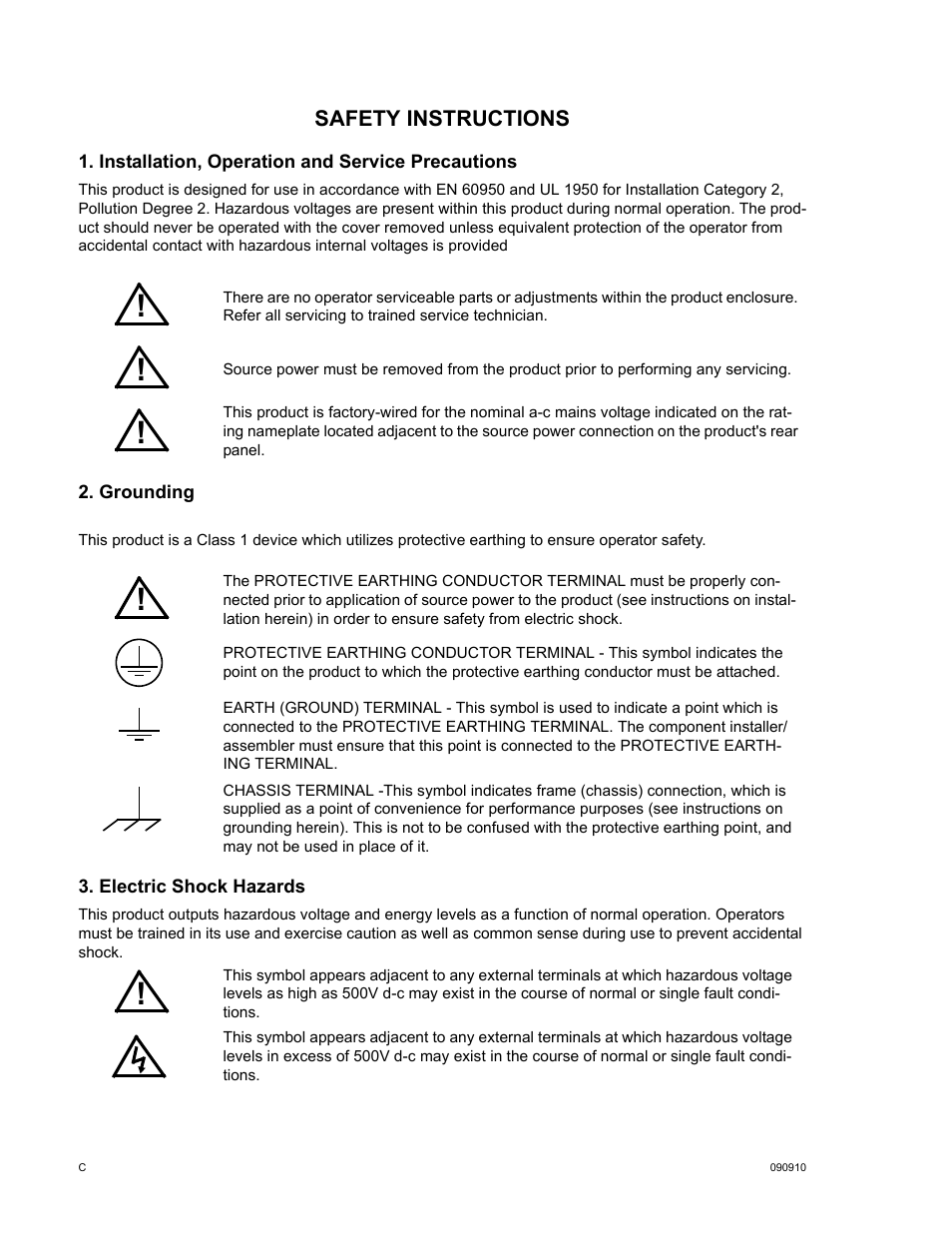 KEPCO RA 60 Rev 1, 2, 3 User Manual | Page 4 / 24