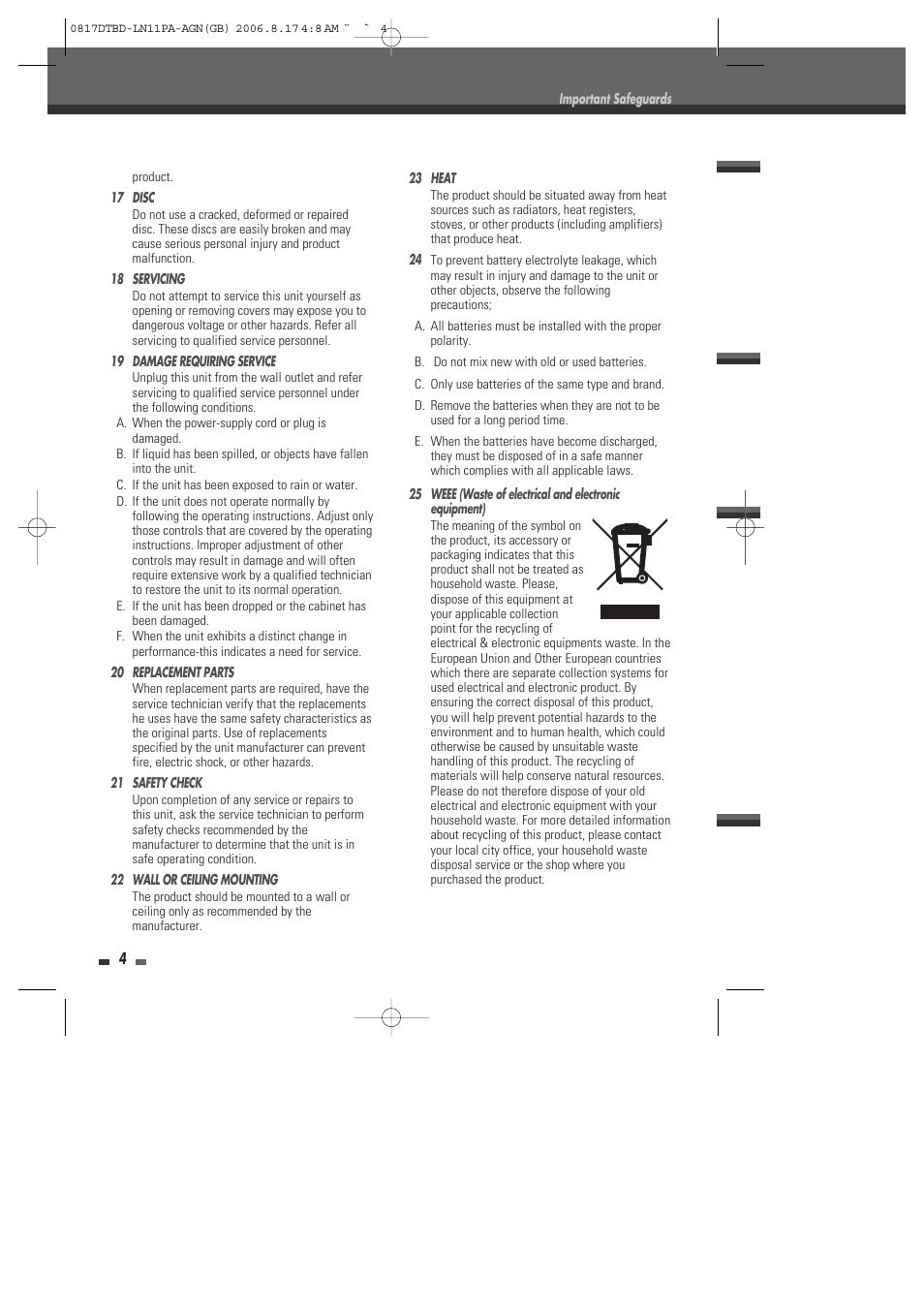 Daewoo DRT-10 User Manual | Page 5 / 57