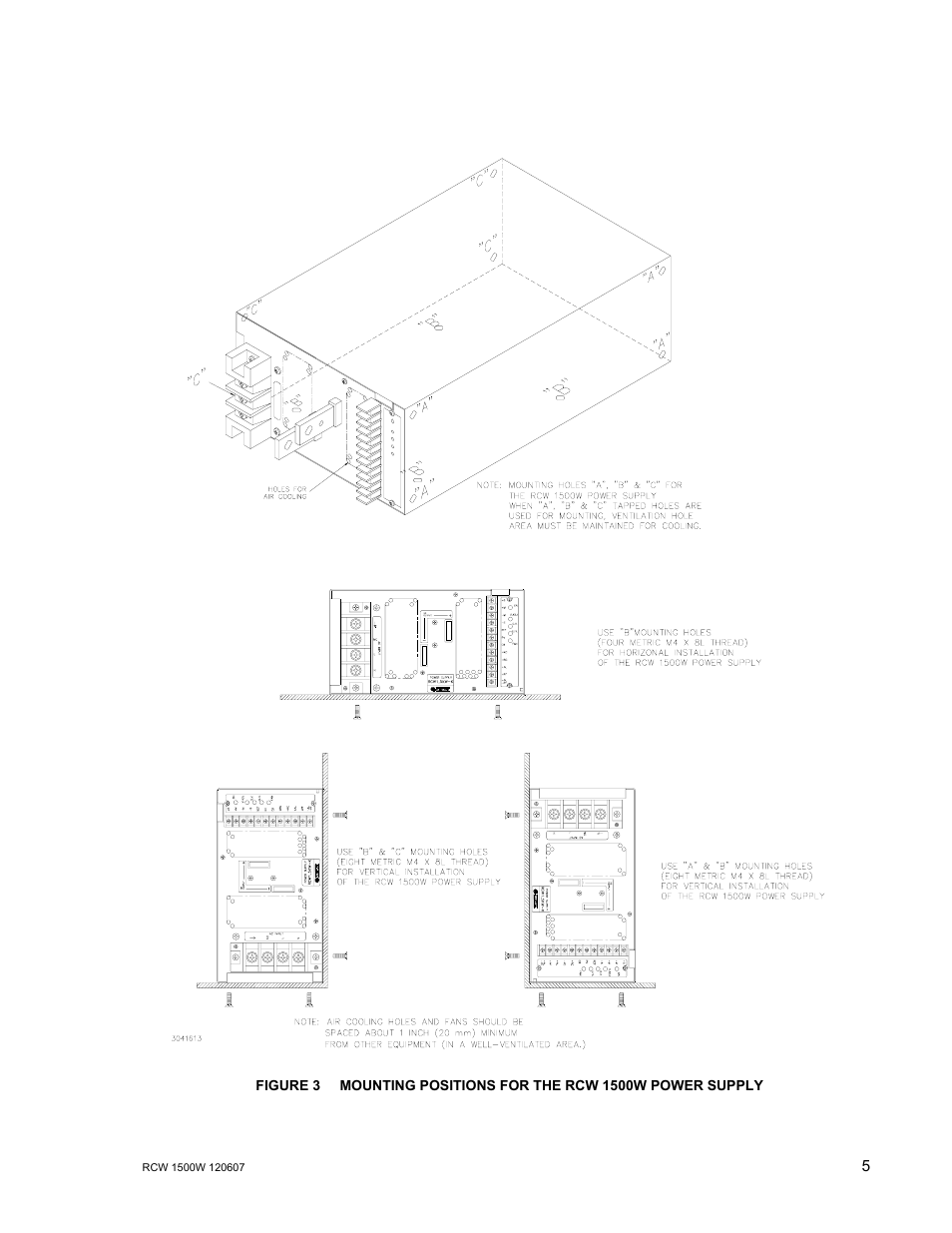 Re 3 for h, Re 3 | KEPCO RCW 1500W Series User Manual | Page 7 / 20