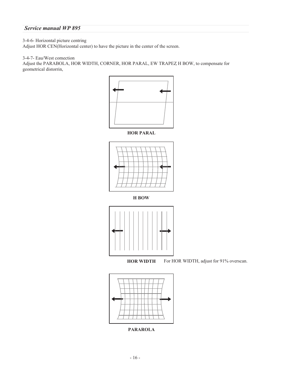 Daewoo  Colour Television WP-895 User Manual | Page 17 / 86