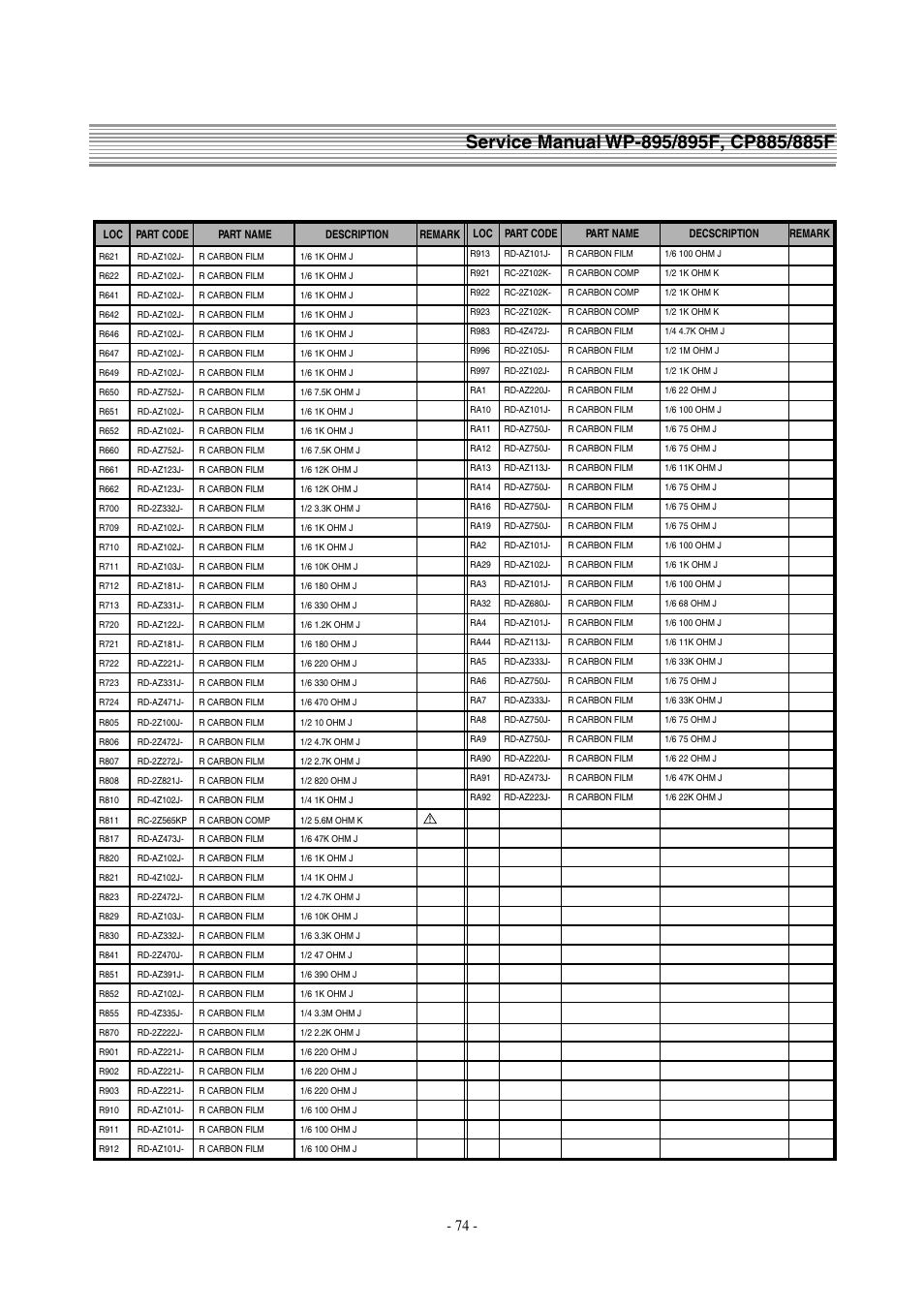 Daewoo  Colour Television WP-895 User Manual | Page 75 / 86