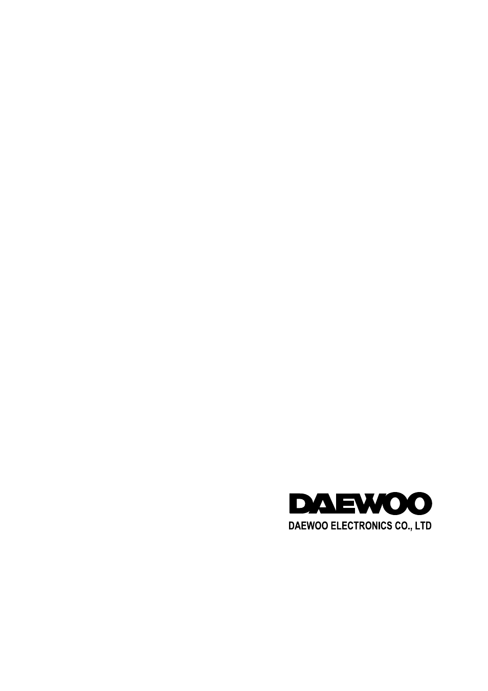 Daewoo  Colour Television WP-895 User Manual | Page 86 / 86