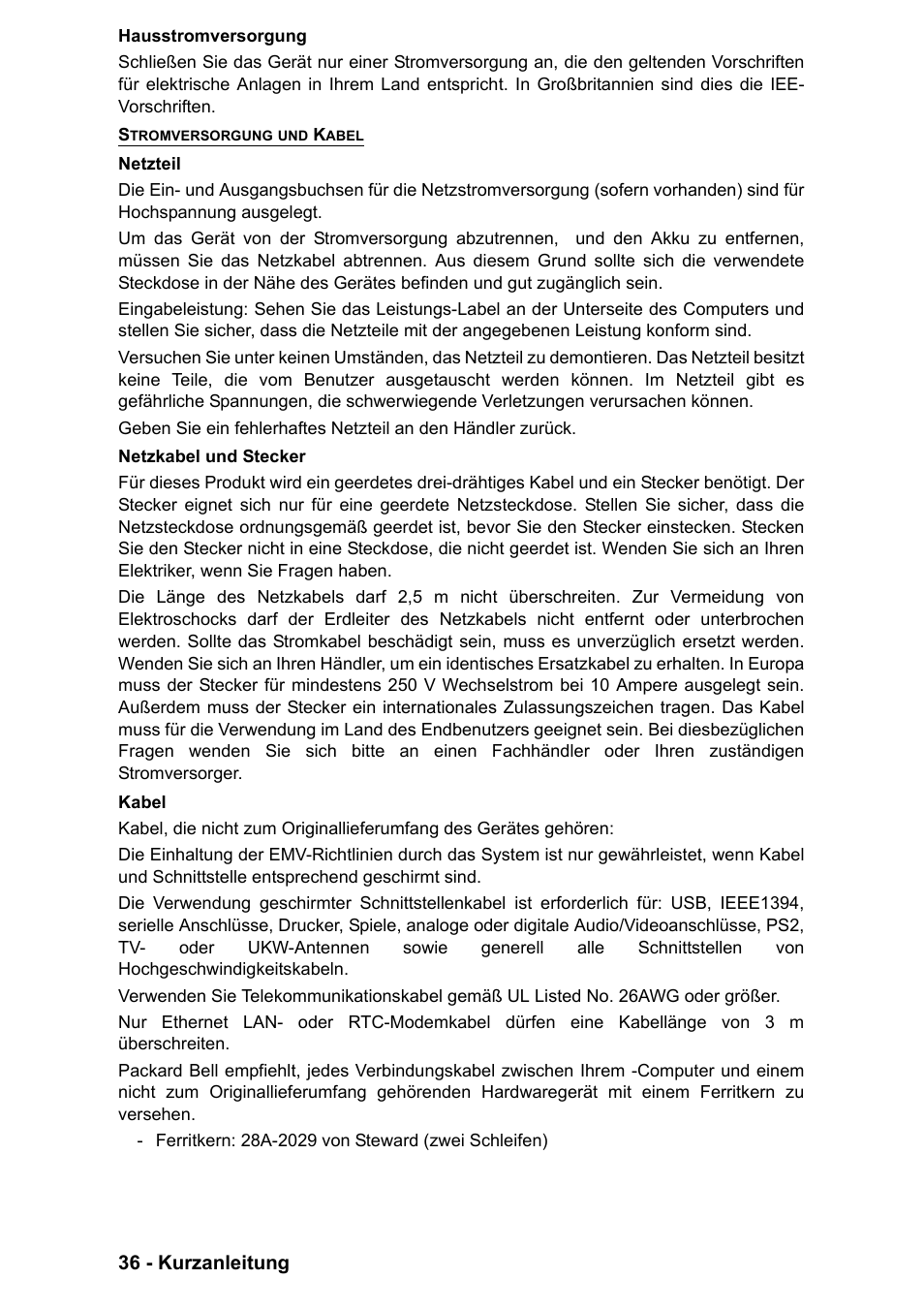 PACKARD BELL EN LV11HC Quick Start Guide User Manual | Page 116 / 920