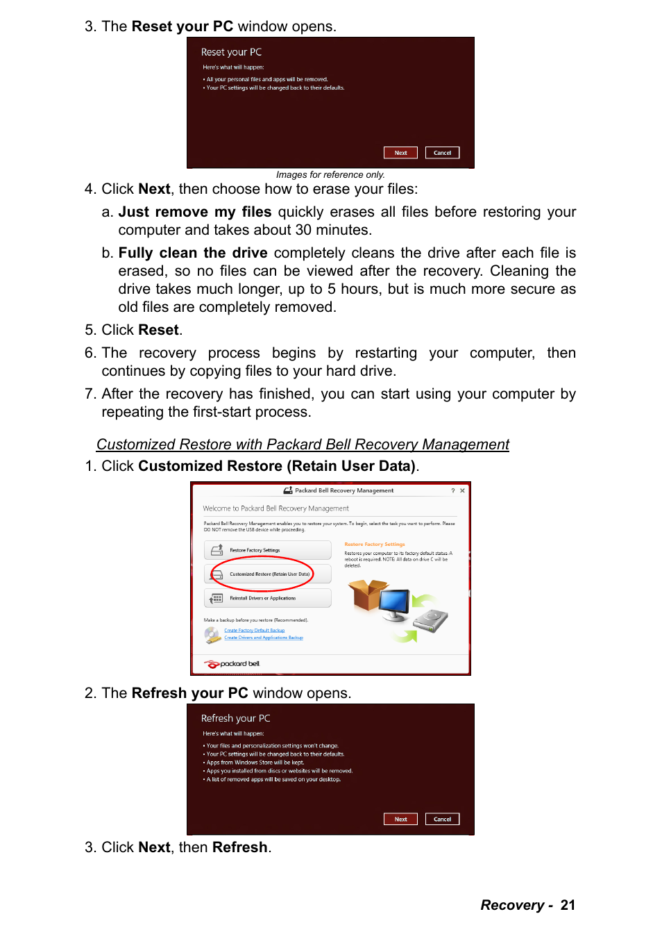 PACKARD BELL EN LV11HC Quick Start Guide User Manual | Page 23 / 920