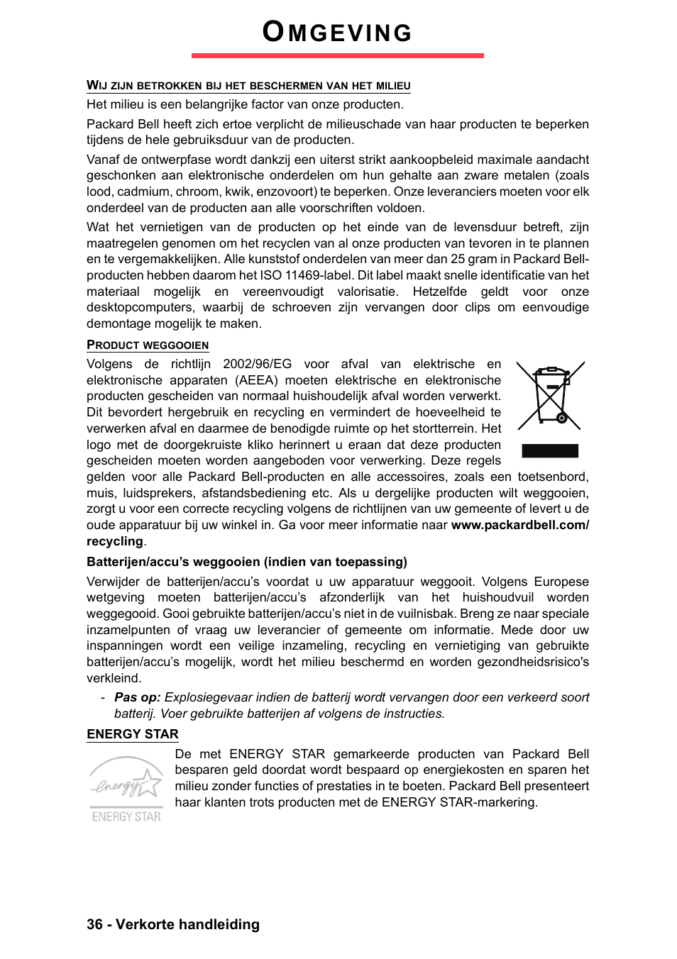 Omgeving, Mgeving | PACKARD BELL EN LV11HC Quick Start Guide User Manual | Page 278 / 920
