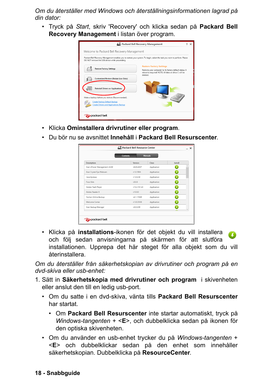 PACKARD BELL EN LV11HC Quick Start Guide User Manual | Page 376 / 920