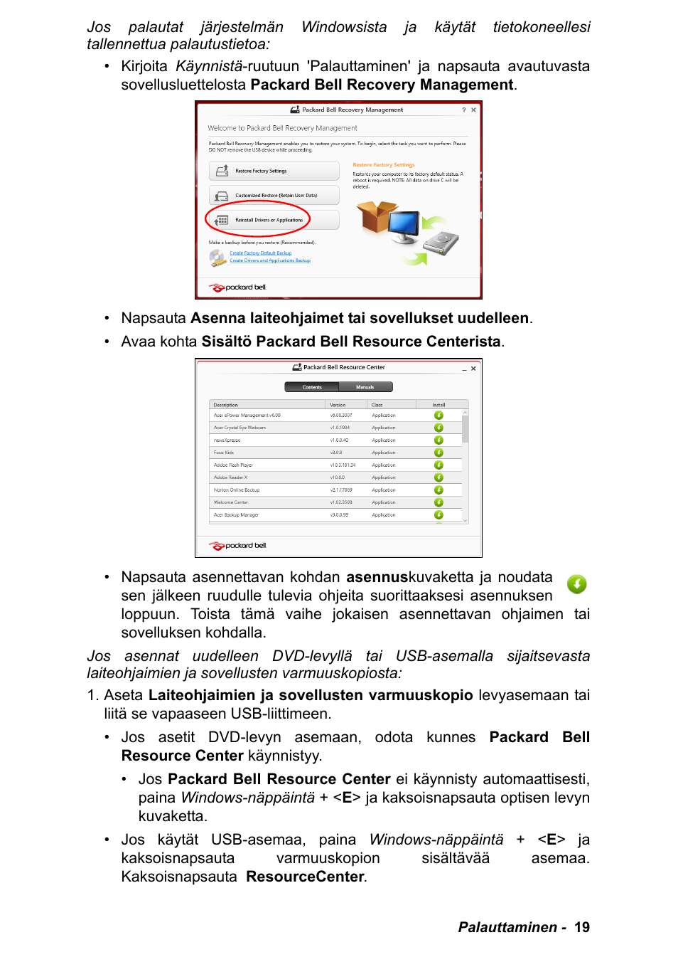 PACKARD BELL EN LV11HC Quick Start Guide User Manual | Page 415 / 920