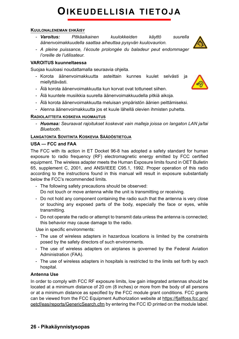 Oikeudellisia tietoja | PACKARD BELL EN LV11HC Quick Start Guide User Manual | Page 422 / 920