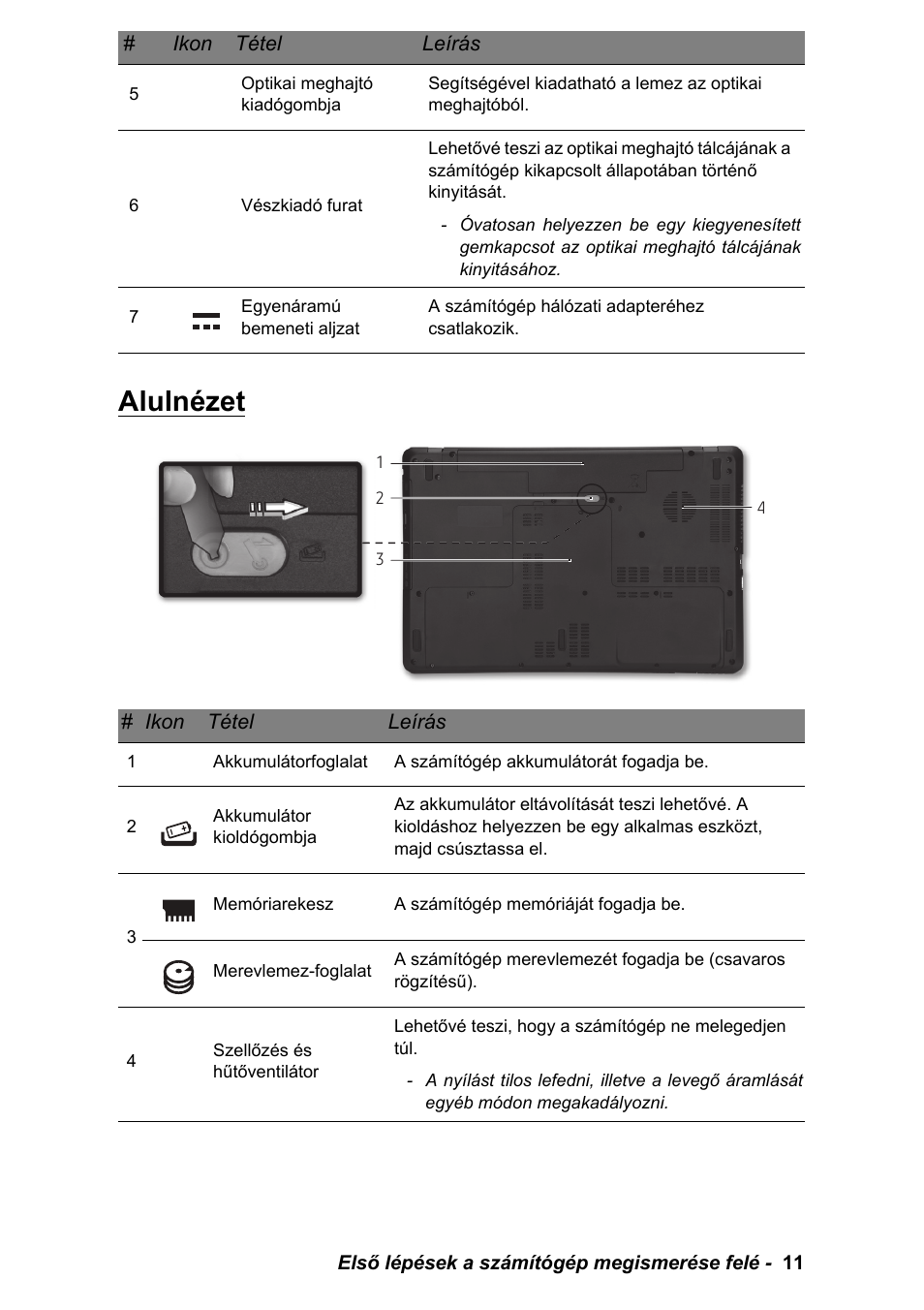 Alulnézet | PACKARD BELL EN LV11HC Quick Start Guide User Manual | Page 529 / 920