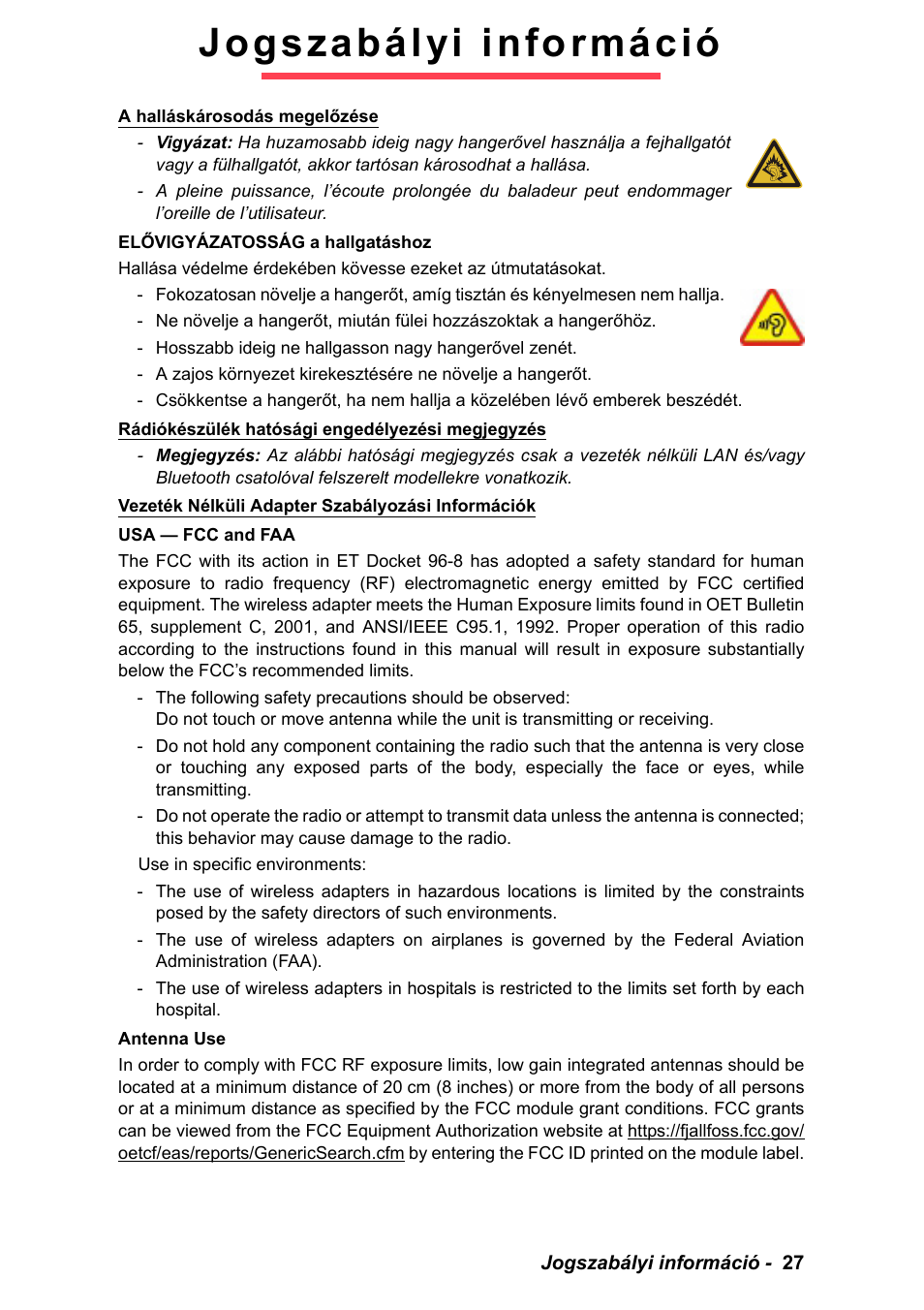 Jogszabályi információ | PACKARD BELL EN LV11HC Quick Start Guide User Manual | Page 545 / 920