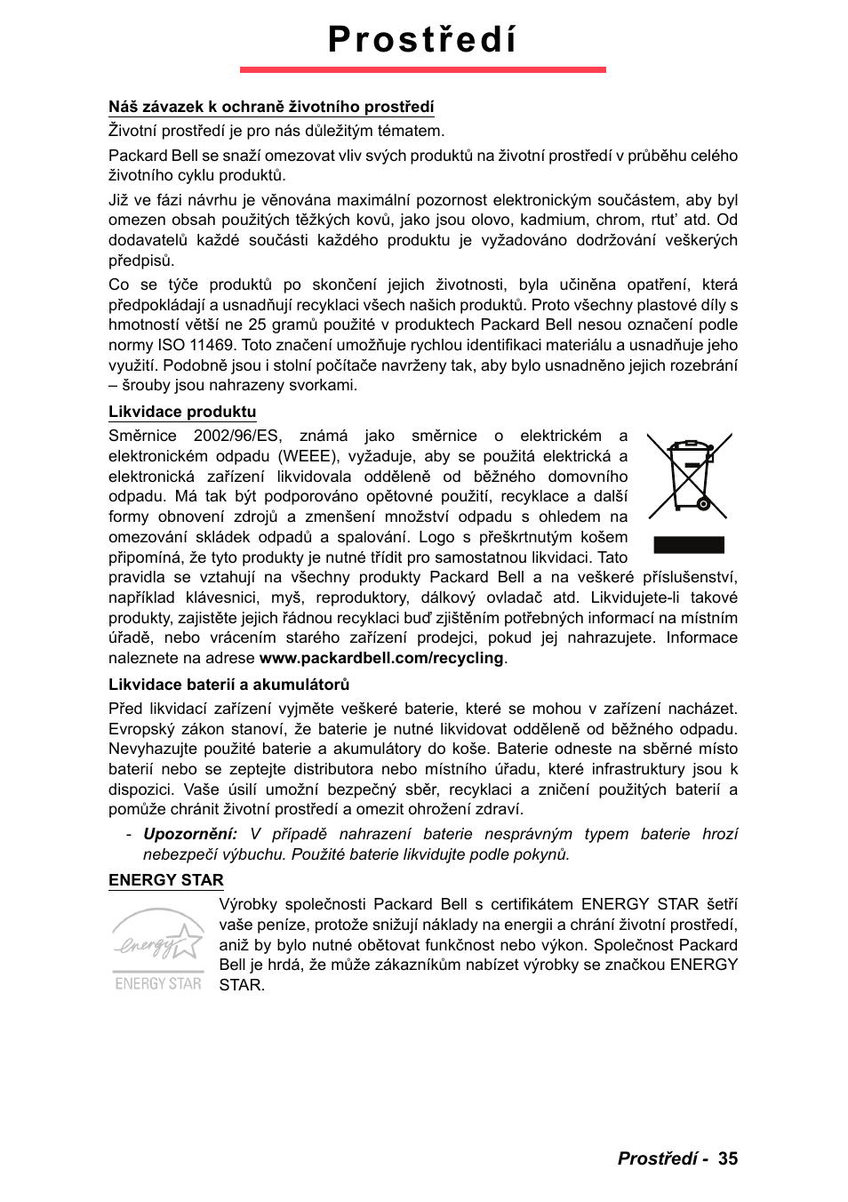 Prostředí | PACKARD BELL EN LV11HC Quick Start Guide User Manual | Page 593 / 920