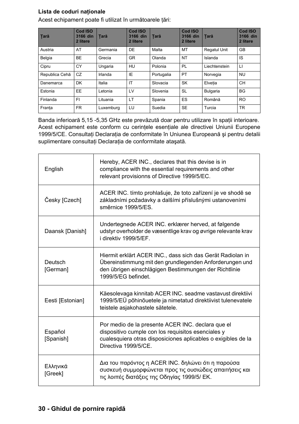 30 - ghidul de pornire rapidă | PACKARD BELL EN LV11HC Quick Start Guide User Manual | Page 666 / 920