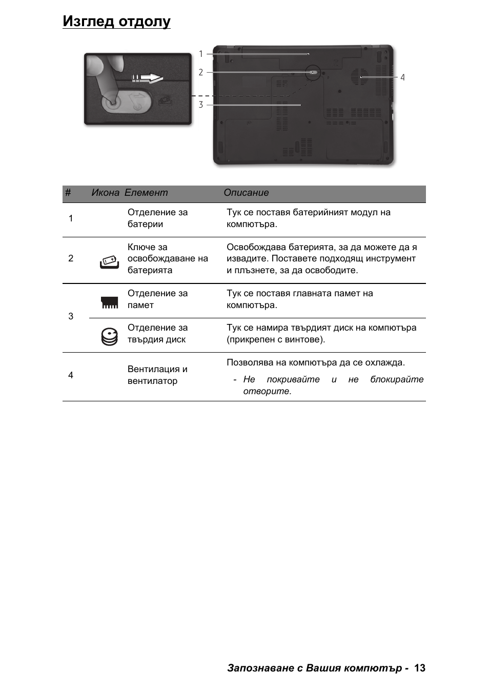 Изглед отдолу | PACKARD BELL EN LV11HC Quick Start Guide User Manual | Page 689 / 920