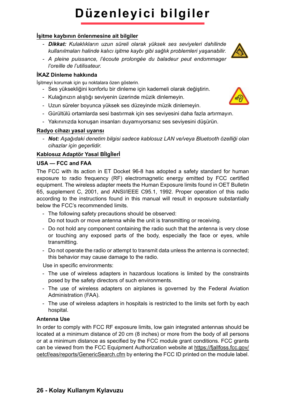 Düzenleyici bilgiler | PACKARD BELL EN LV11HC Quick Start Guide User Manual | Page 788 / 920