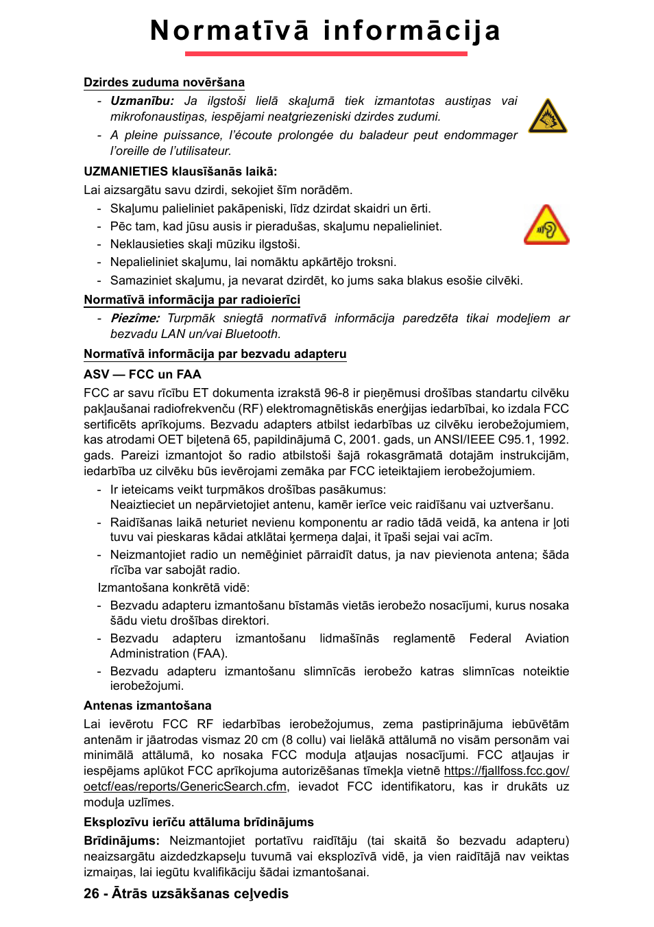Normatīvā informācija | PACKARD BELL EN LV11HC Quick Start Guide User Manual | Page 866 / 920