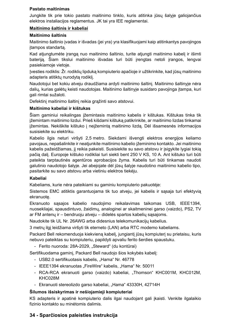 PACKARD BELL EN LV11HC Quick Start Guide User Manual | Page 914 / 920