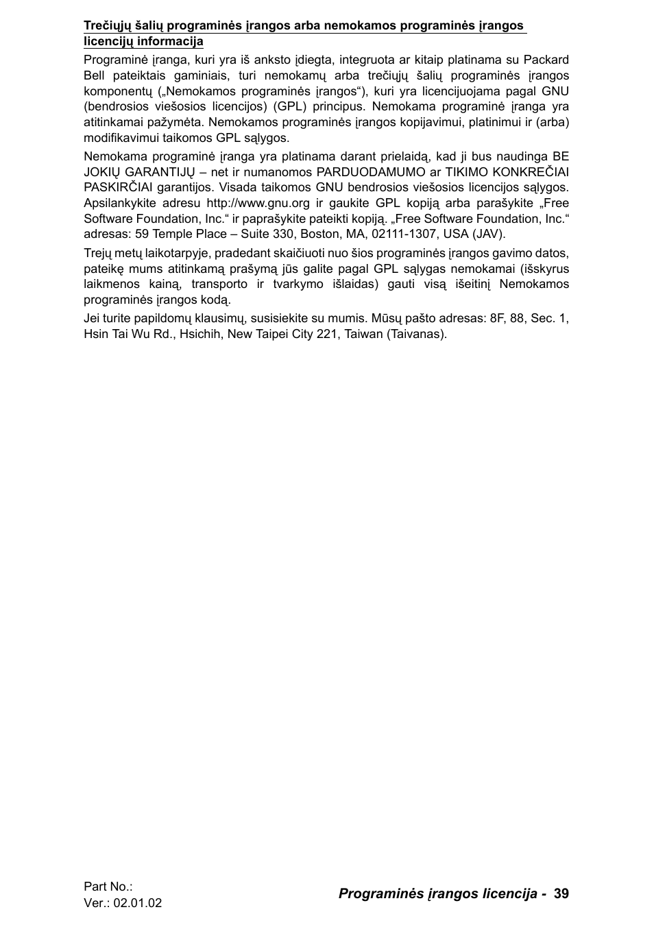 PACKARD BELL EN LV11HC Quick Start Guide User Manual | Page 919 / 920