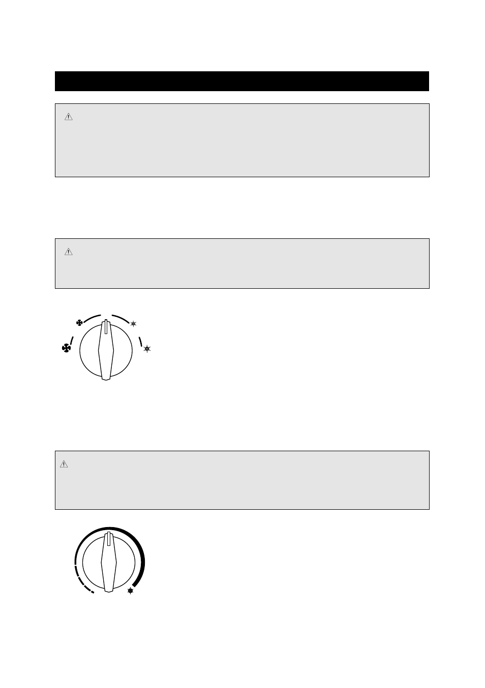 Operating instructions, Fan & cooling control, Temperature control | Caution | Daewoo DWC-092C User Manual | Page 10 / 16